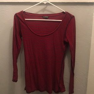 Long sleeve striped tee